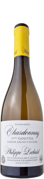 Chardonnay 1. Gouttes Terroir Argilo-Calcaire Pays d'Oc IGP Philippe Lechatel